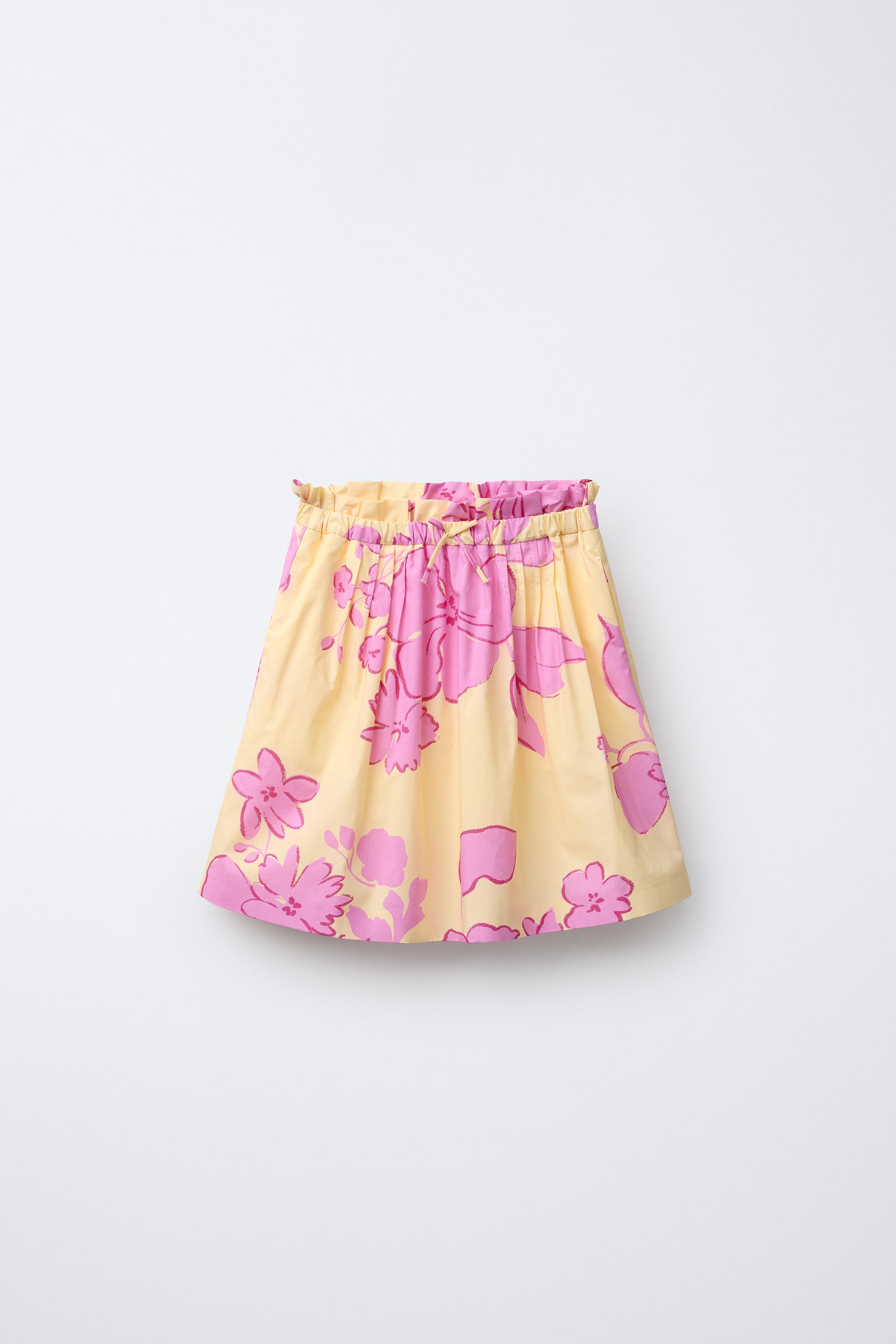 FLORAL MIDI SKIRT